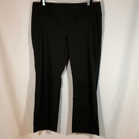 Reitmans Dark Charcoal Grey Business Casual Dress Pants - Picture 1 of 10